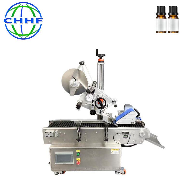 Desktop Round Bottle Labeling Machine | Automatic Round Vial Sticker Label Applicator | Changhao Huifeng