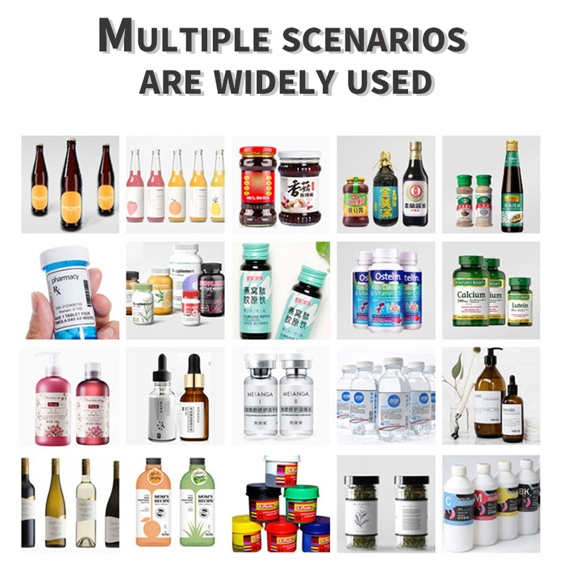 Desktop Round Bottle Labeling Machine | Automatic Sticker Labeler for Cosmetic, Pharma, Daily Chemical Round Bottles Changhaohuifeng