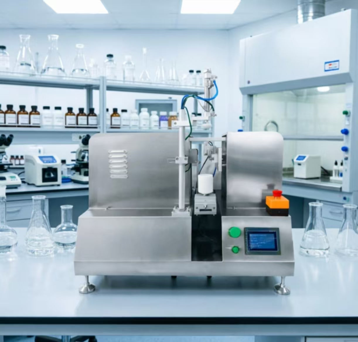 Single semi-auto tube sealing machine
