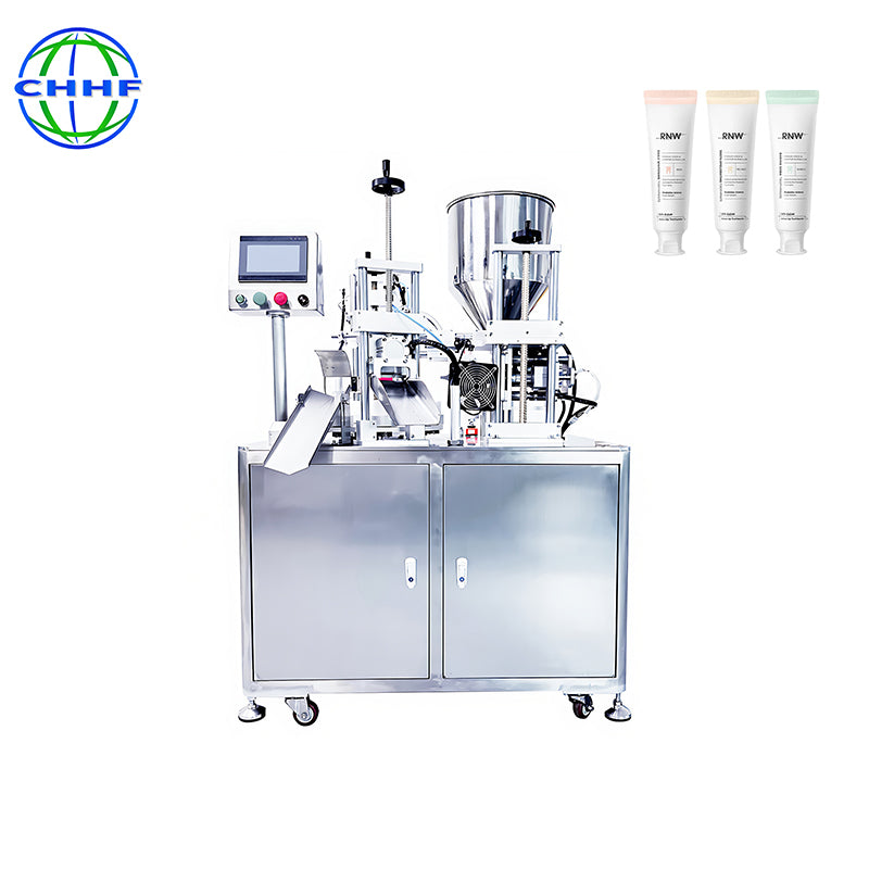 Semi-auto tube filling and sealing machine Automatic Cream Paste Filling Machine for Cosmetic TUBE | GDpackMFG