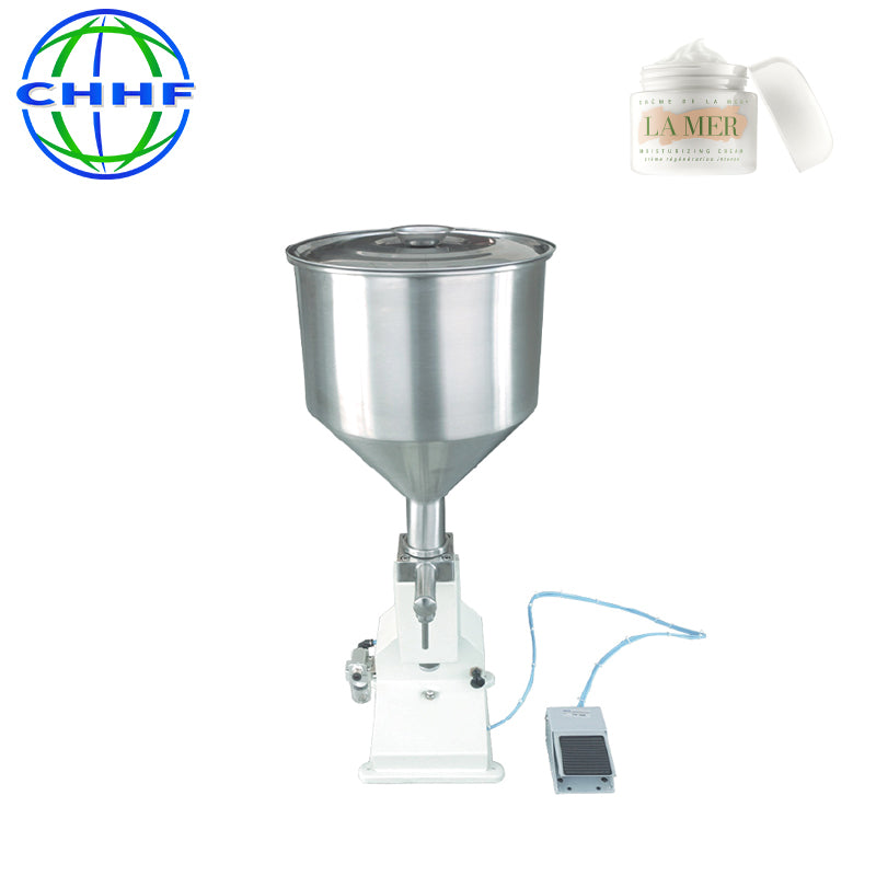 Small Semi-Automatic Cream Filling Machine | Desktop Cosmetic Ointment Paste Filler | Changhao Huifeng