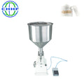 Small Semi-Automatic Cream Filling Machine | Desktop Cosmetic Ointment Paste Filler | Changhao Huifeng