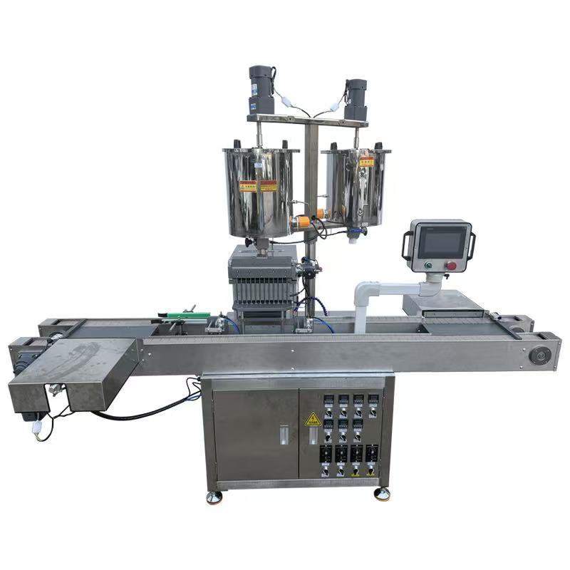 Full Automatic Lip Balm Production Line, Lip Balm Filling Machine with Cooling Tunnel & Demolder