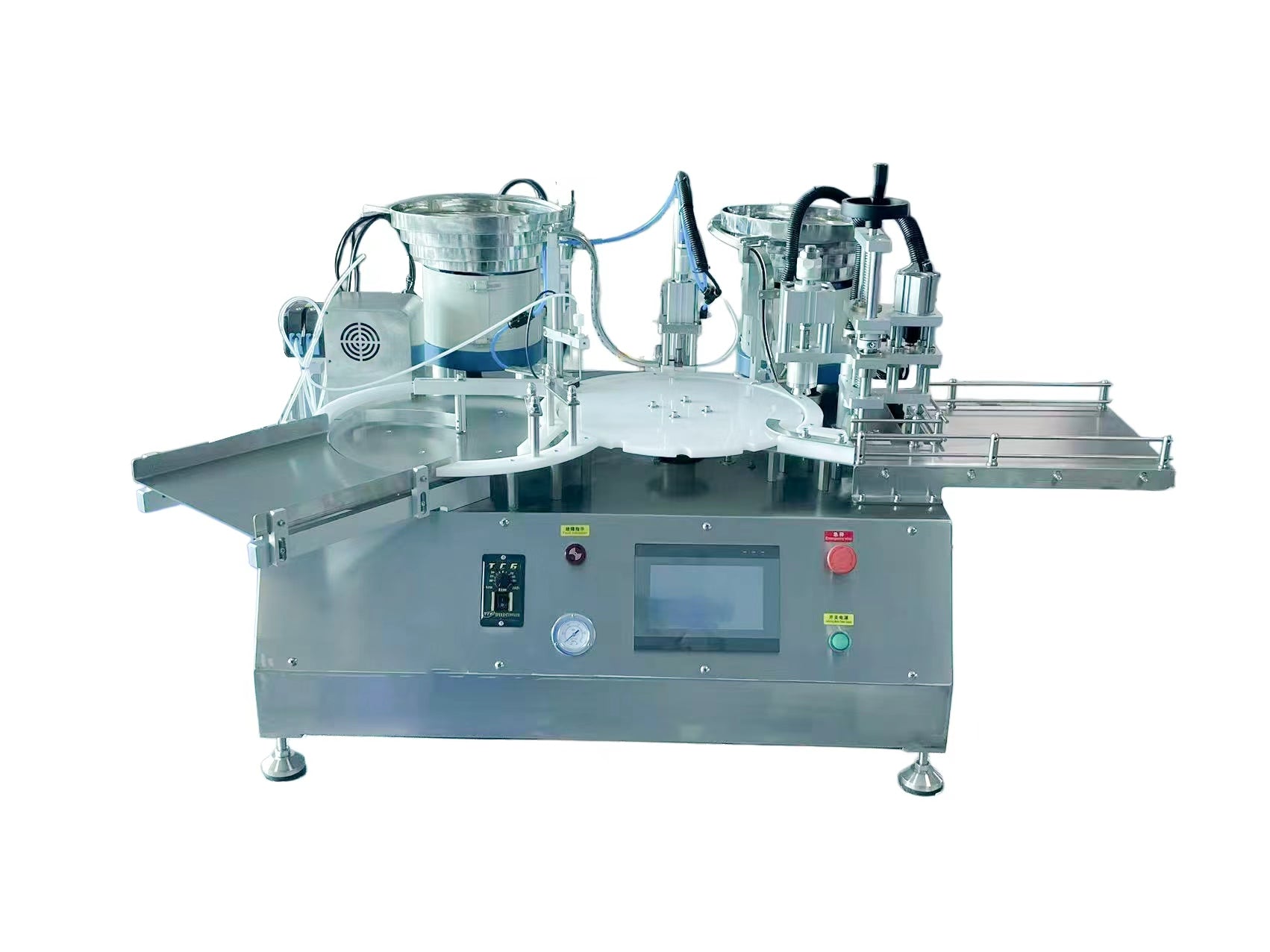 Automatic Vial Filling and Capping Machine