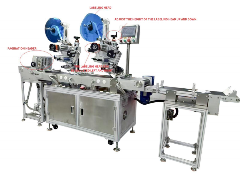 two head labeling mahcine