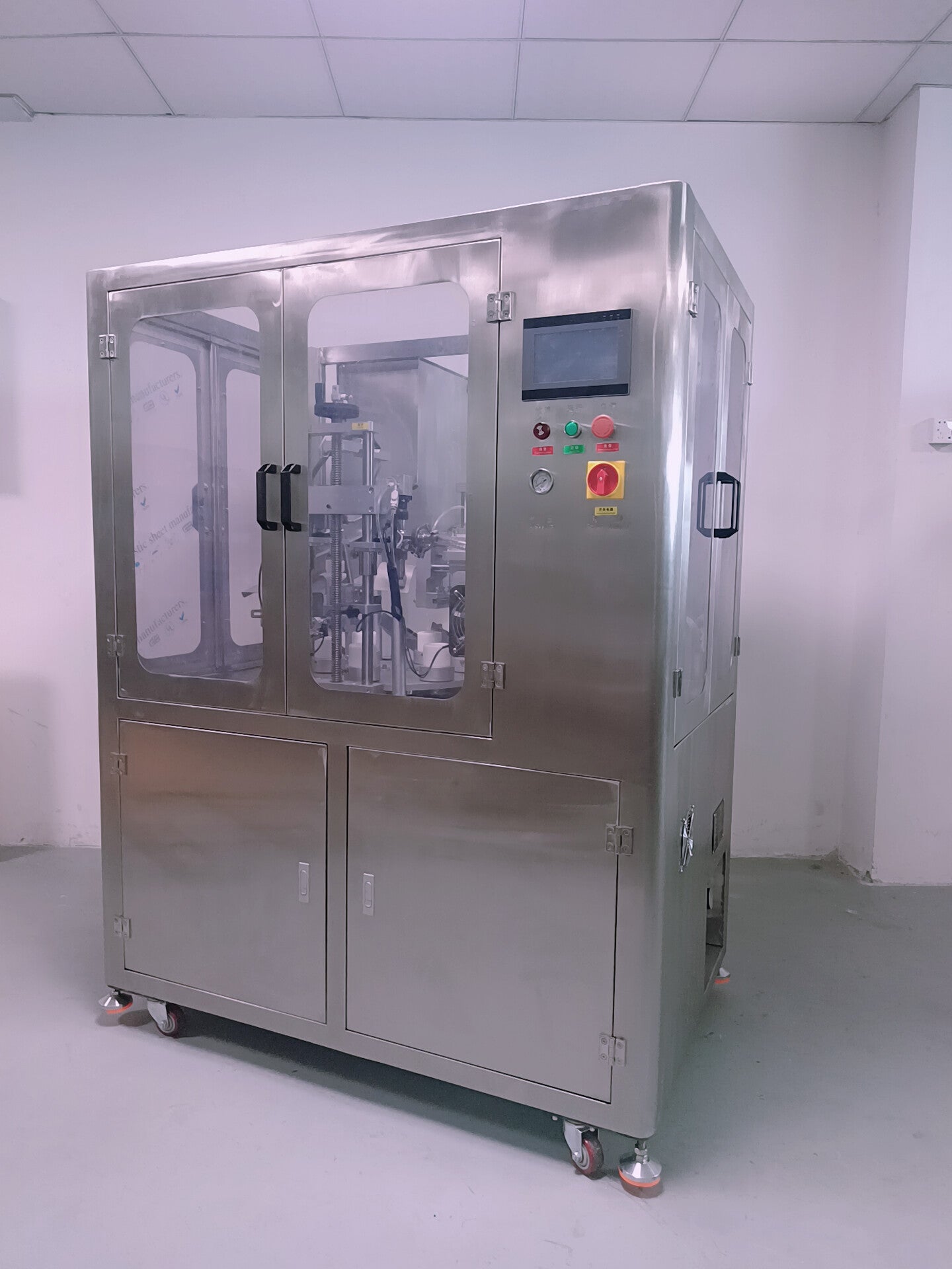 Auto tube filling and sealing machine