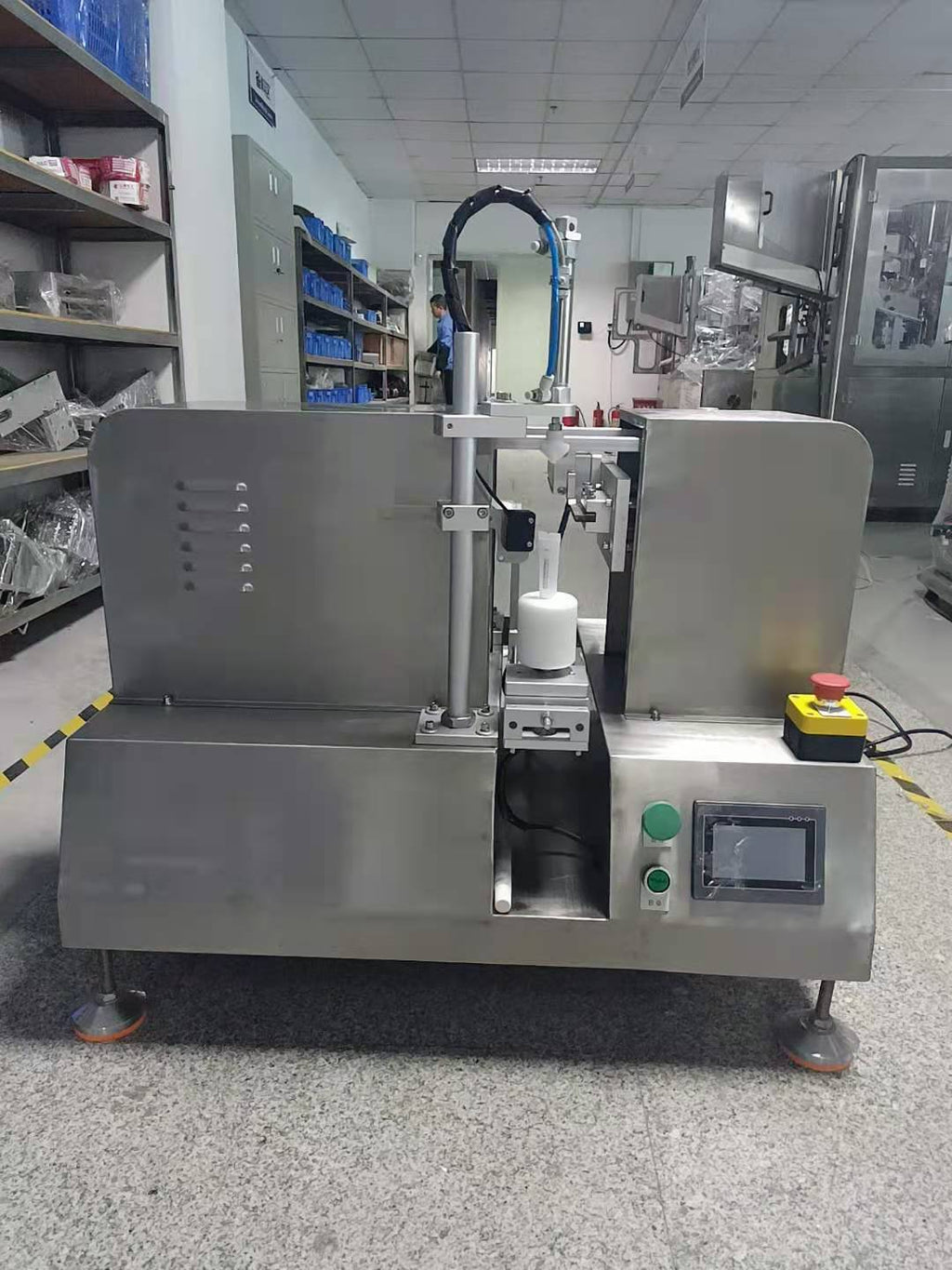 Single semi-auto tube sealing machine