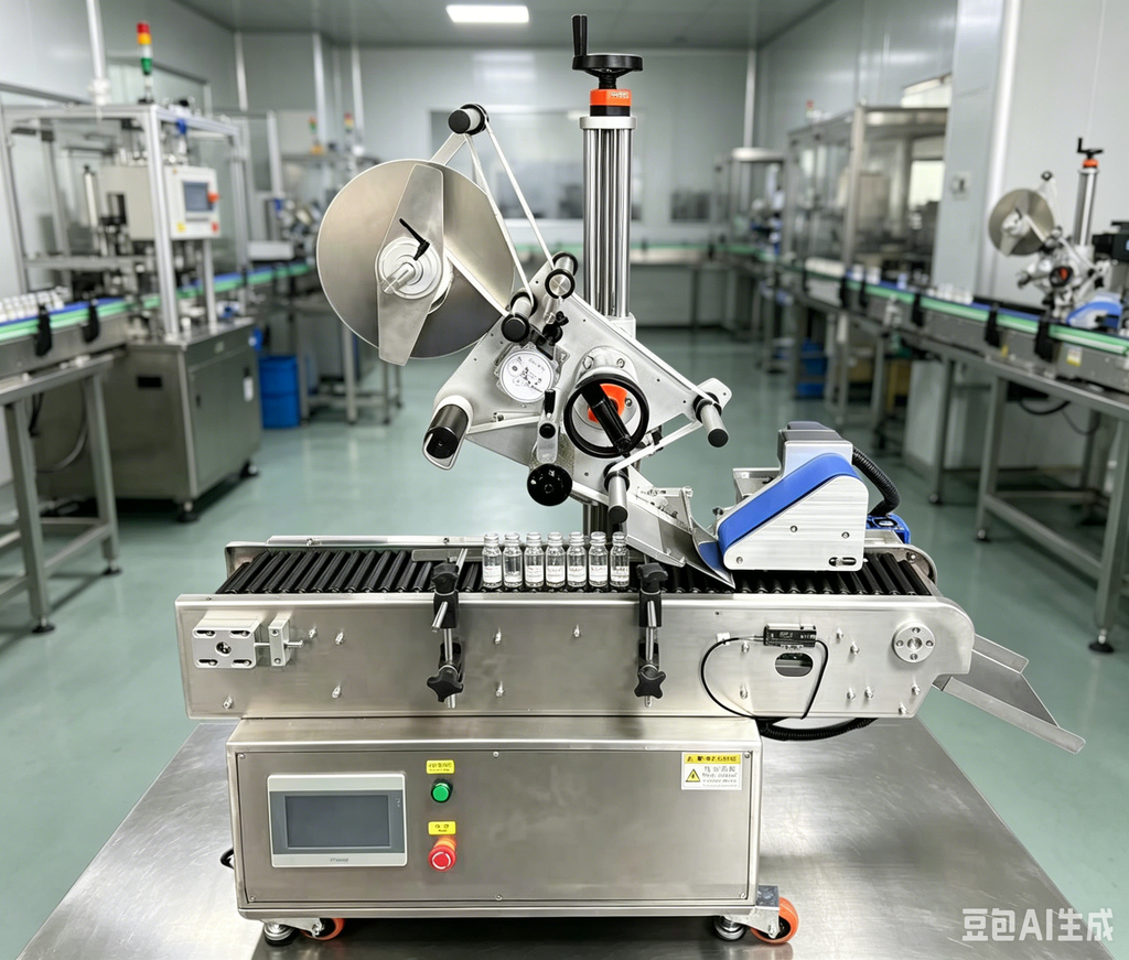 Desktop Round Bottle Labeling Machine | Automatic Round Vial Sticker Label Applicator | Changhao Huifeng
