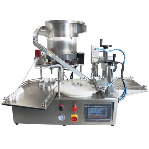 Automatic Desktop Filling Capping Machine | Desktop Liquid Paste Filler & Bottle Capper SUS304 Cosmetic Small Bottle Changhaohuifeng