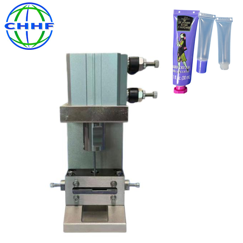Pneumatic Soft Tube Punching Machine, Precision Hole Drilling Equipment for Toothpaste Ointment Hand Cream Tube