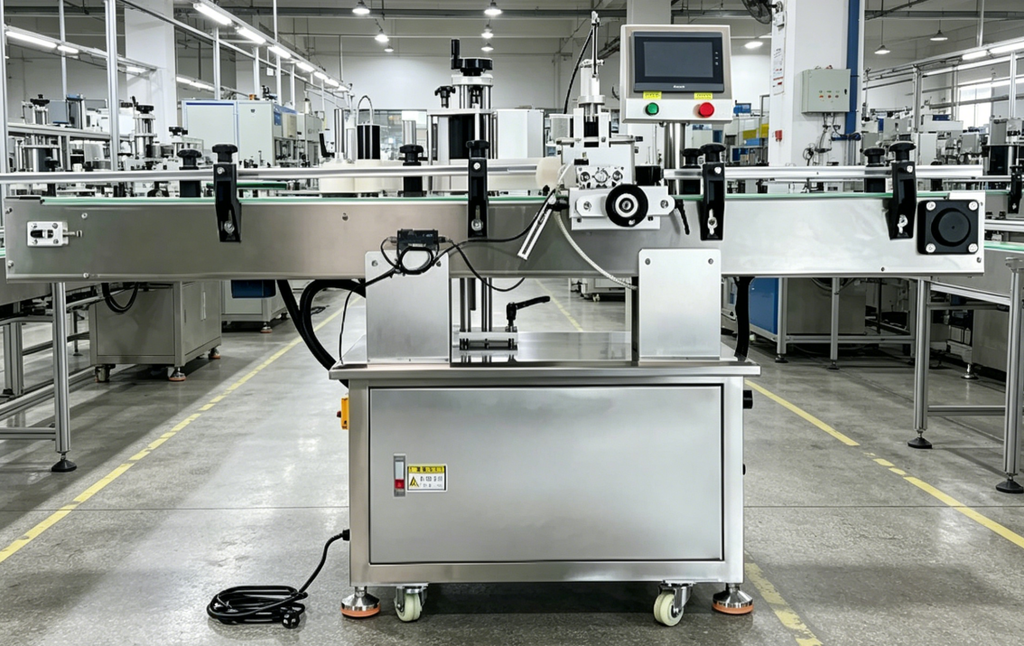 Automatic Round Bottle Labeling Machine