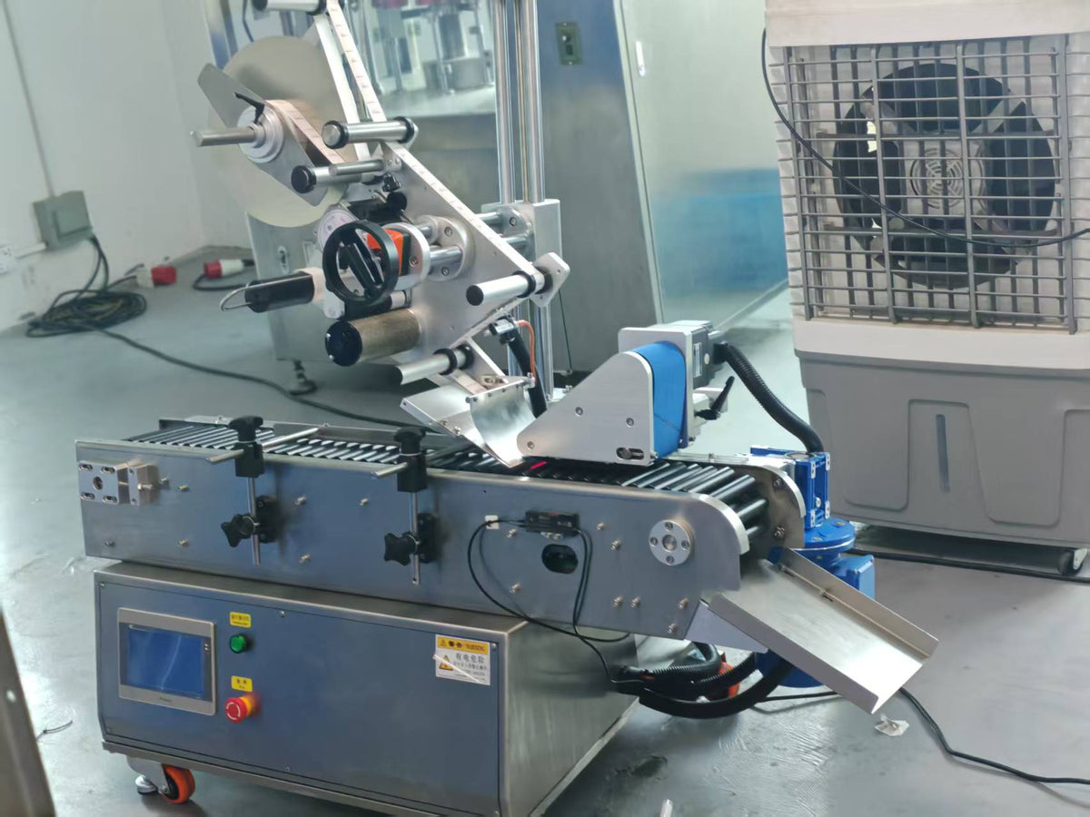 Desktop Round Bottle Labeling Machine | Automatic Round Vial Sticker Label Applicator | Changhao Huifeng
