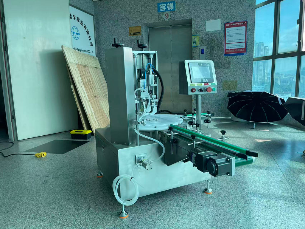 bottle filling and sealing machine