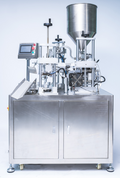 Semi-auto tube filling and sealing machine