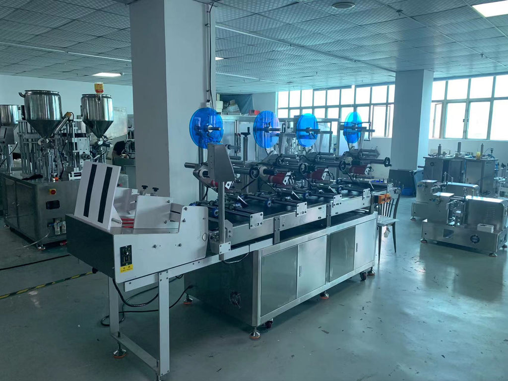 Garment hang tag labeling machine