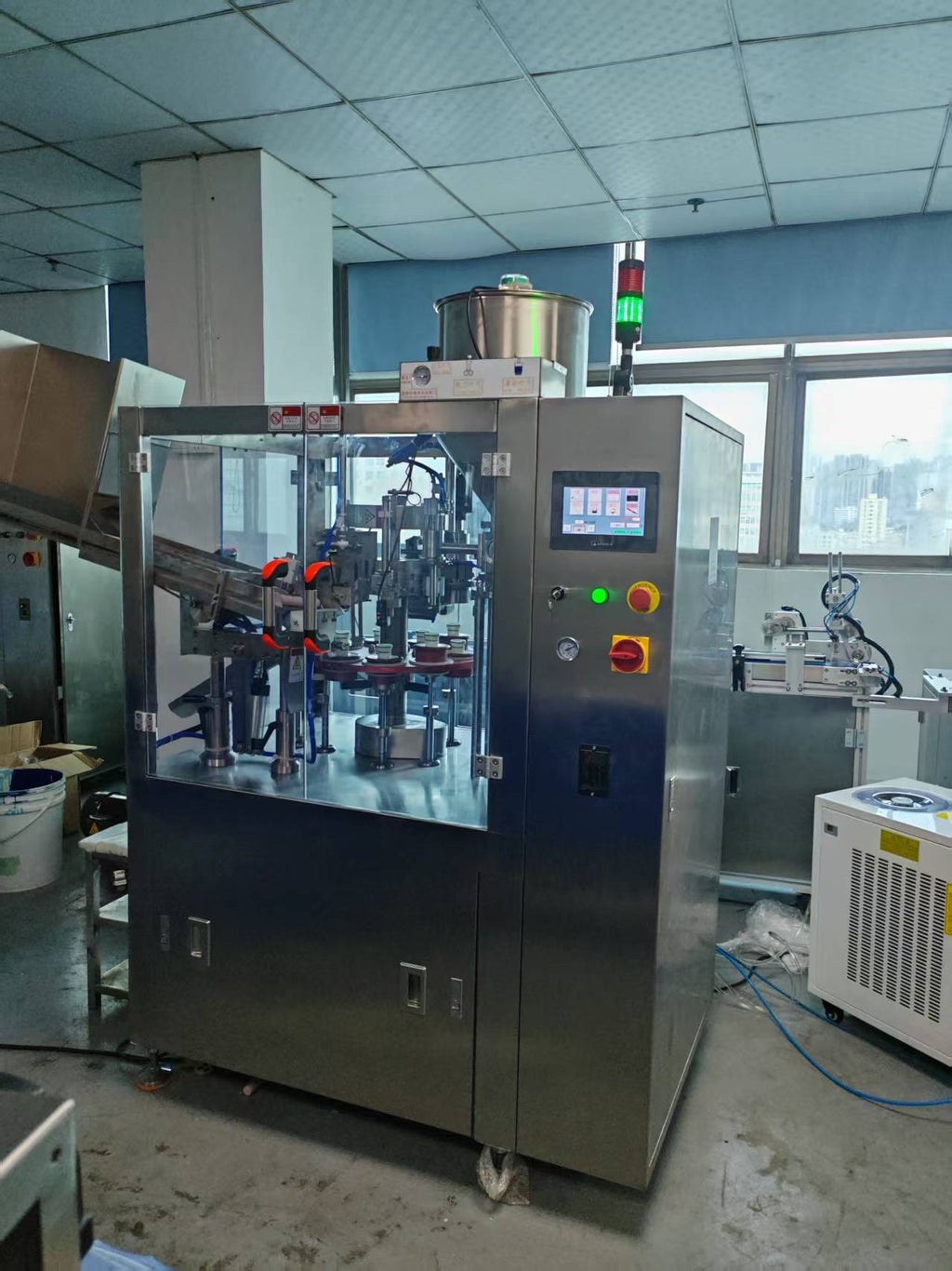 High-speed Filling and Sealing Machine with Cam Structure & Heating Tail Sealing