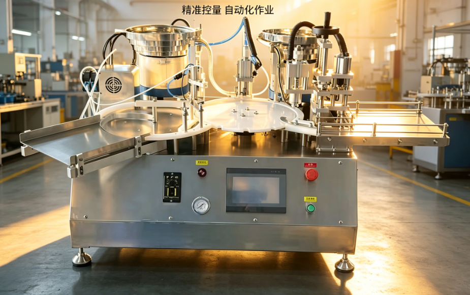 Automatic Vial Filling and Capping Machine