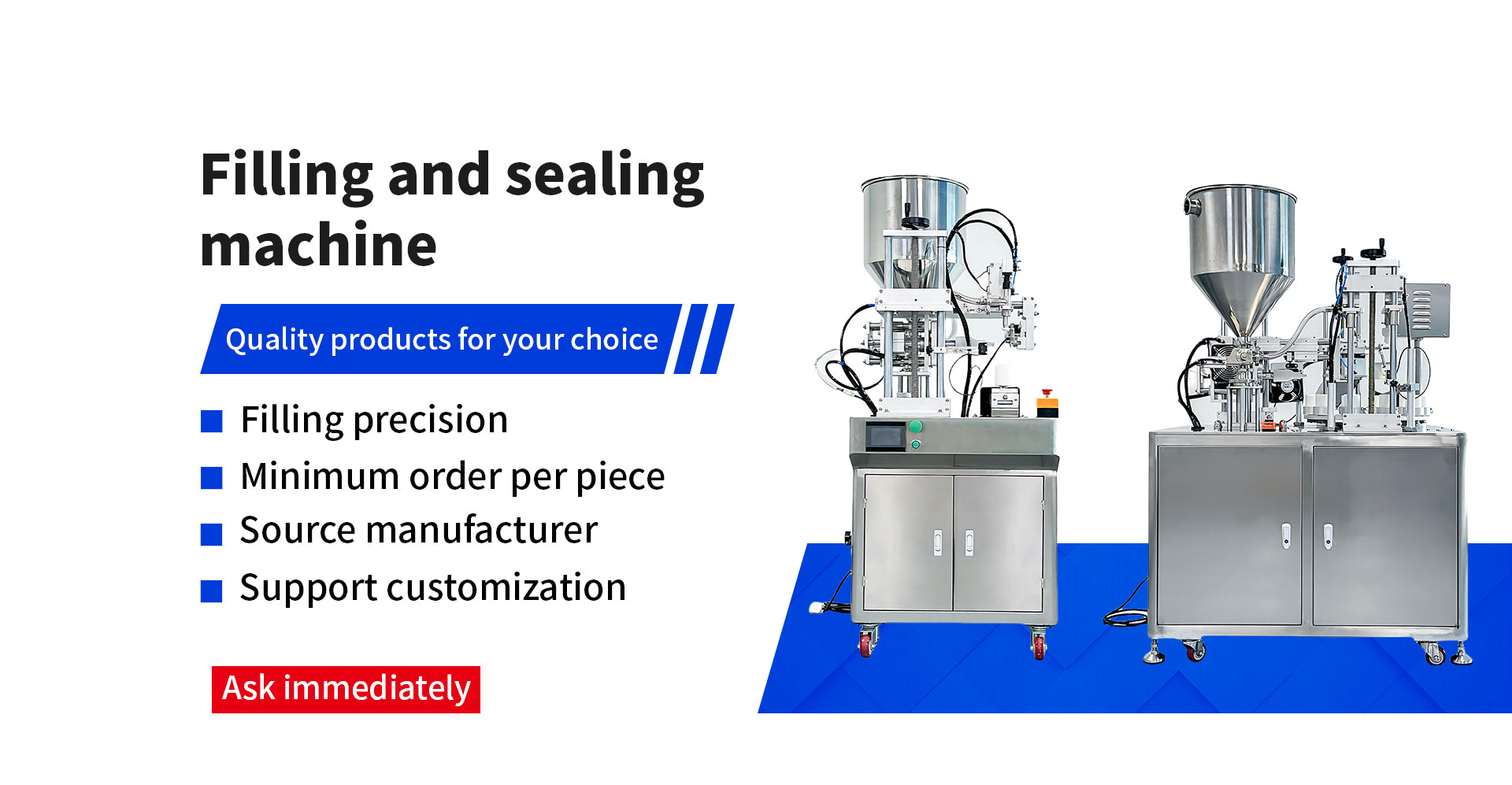filling and sealing machine  MFG