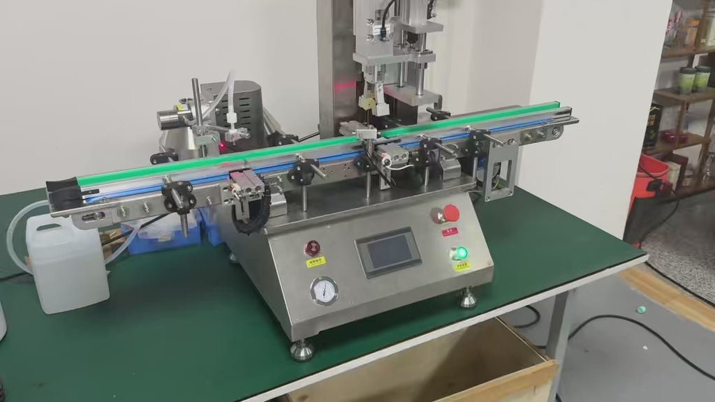 Small Linear Filling & Capping Machine | Automatic Bottle Filler & Screw Capper | Changhao Huifeng