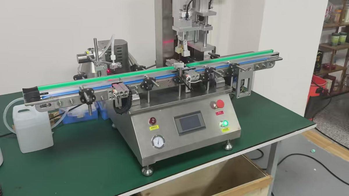 Small Linear Filling & Capping Machine | Automatic Bottle Filler & Screw Capper | Changhao Huifeng