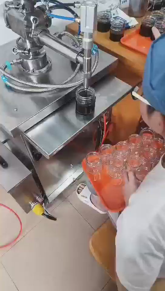 Semi-Automatic Cream Filling Machine | Cosmetic Ointment Paste Filler | Changhao Huifeng