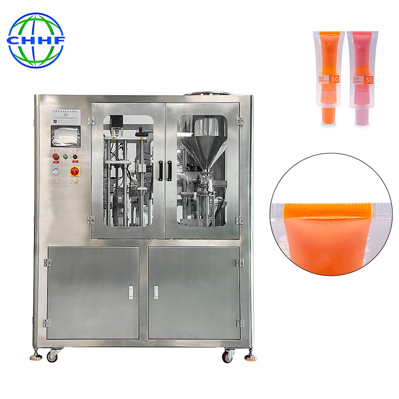 Double Layer Tube Filling and Ultrasonic Sealing Machine, Cosmetic Twin Tube Packing Equipment | Changhaohuifeng, 20 Years Manufacturer